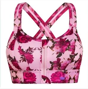🌹Shefit limited edition 💝pinup roses Sports bra 3Luxe pink magenta
